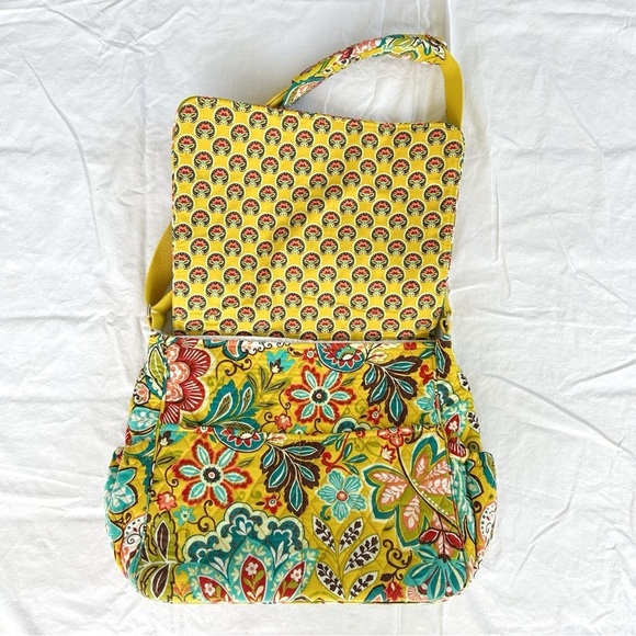 Vera Bradley Quilted Provencal Messenger Crossbody Baby Diaper Bag - Picture 3 of 5